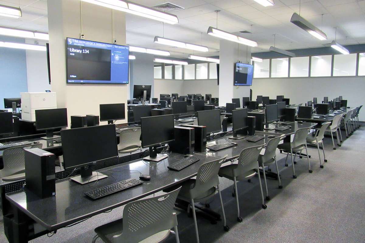 Computer lab.